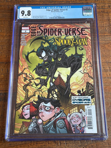 EDGE OF SPIDER-VERSE #2 CGC 9.8 HARDIN COVER-A FIRST SPOOKY-MAN APPEARANCE
