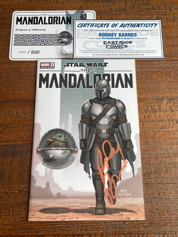 STAR WARS THE MANDALORIAN SEASON-2 #1 RODNEY BARNES SIGNED INHYUK LEE VARIANT