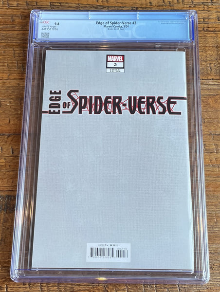 EDGE OF SPIDER-VERSE #2 CGC 9.8 BROOKS 1:50 RI INC HEAD VARIANT SPOOKY-MAN