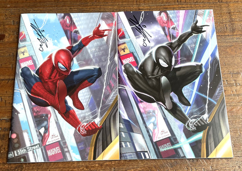 ULTIMATE SPIDER-MAN #1 INHYUK LEE SIGNED RED & BLACK "VIRGIN" VARIANT OPTIONS