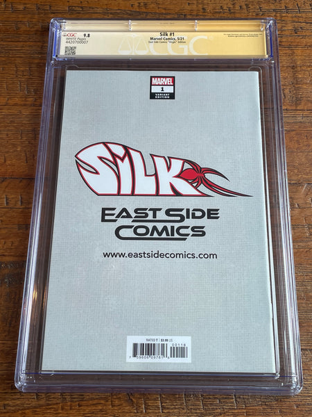 SILK #1 CGC SS 9.8 JEEHYUNG LEE SIGNED EXCL VIRGIN VARIANT-B SPIDER-MAN