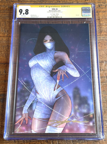 SILK #4 CGC SS 9.8 JEEHYUNG LEE SIGNED EXCL VIRGIN VARIANT-B SPIDER-MAN