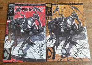 EDGE OF SPIDER-VERSE #2 INHYUK LEE SIGNED SPOOKY-MAN RED & GOLD VARIANT OPTIONS LE TO 800