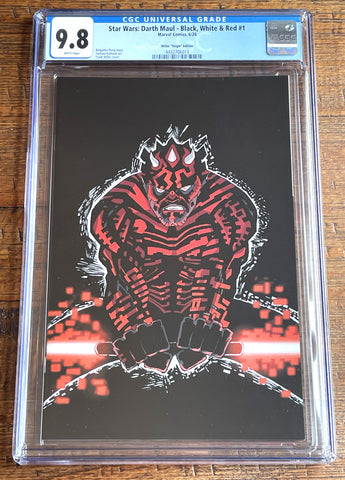 STAR WARS DARTH MAUL BLACK, WHITE & RED #1 CGC 9.8 FRANK MILLER 1:100 RI VIRGIN VARIANT