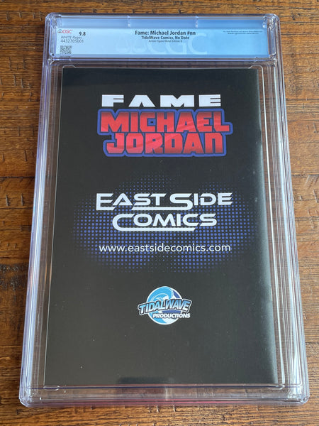 FAME: MICHAEL JORDAN #1 CGC 9.8 STARTING LINE-UP ACTION FIGURE "METAL" VARIANT LE TO 10