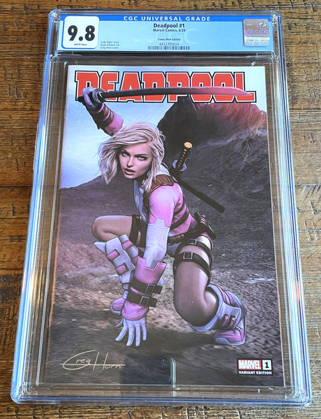 DEADPOOL #1 CGC 9.8 GREG HORN C2E2 EXCL VARIANT LIMITED TO 400