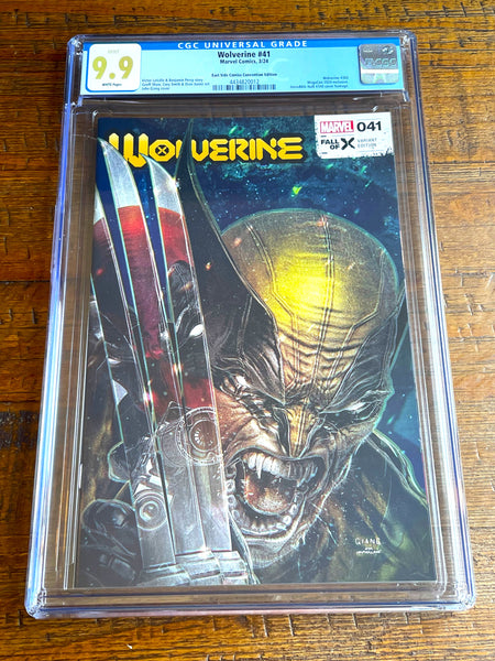 WOLVERINE #41 CGC 9.9 COA #002/800 JOHN GIANG MEGACON EXCL VARIANT DEADPOOL NOT 9.8