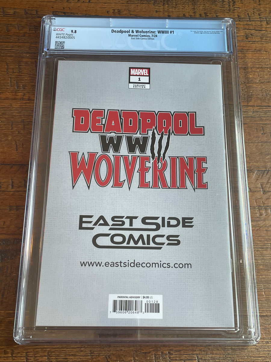 DEADPOOL & WOLVERINE WWIII #1 CGC 9.8 SKAN EXCL HOMAGE VARIANT LE TO 6 ...