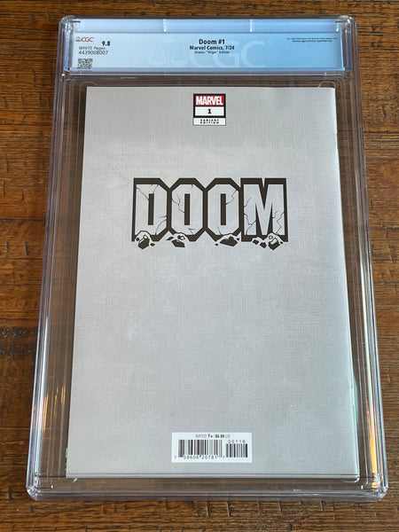 DOOM #1 CGC 9.8 ADI GRANOV 1:100 RI INCENTIVE "VIRGIN" VARIANT