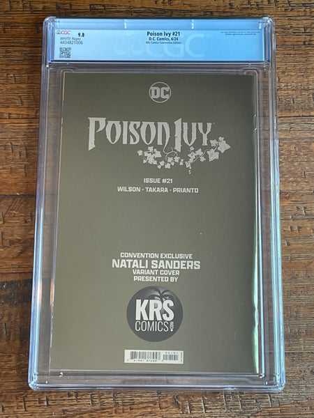 POISON IVY #21 CGC 9.8 NATALI SANDERS C2E2 EXCL "FOIL" VARIANT LE 400