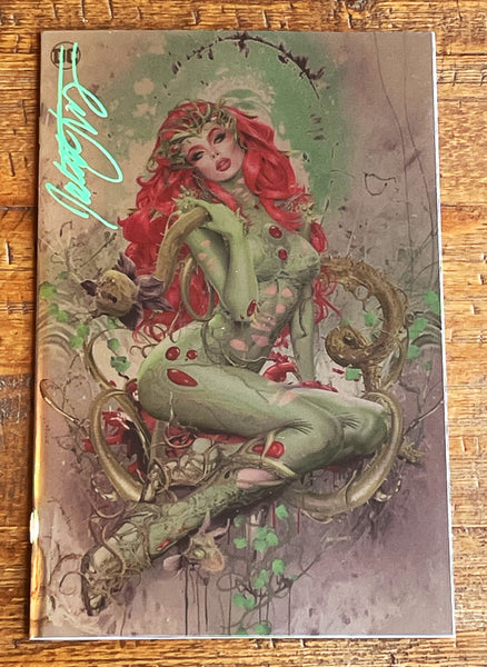 POISON IVY #21 NATALI SANDERS SIGNED C2E2 EXCL "FOIL" VARIANT LE 400