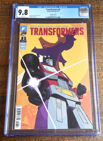 TRANSFORMERS #8 CGC 9.8 PAUL AZACETA 1:50 RI INCENTIVE VARIANT IMAGE COMICS