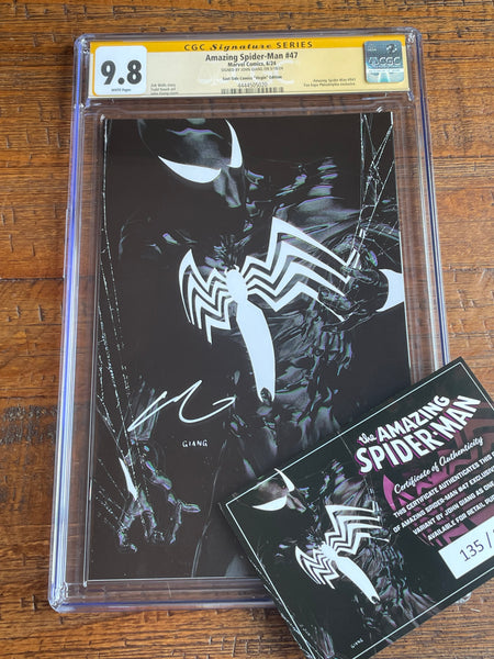 AMAZING SPIDER-MAN #47 CGC SS 9.8 JOHN GIANG SIGNED FAN EXPO EXCL VIRGIN VARIANT LTD TO 800