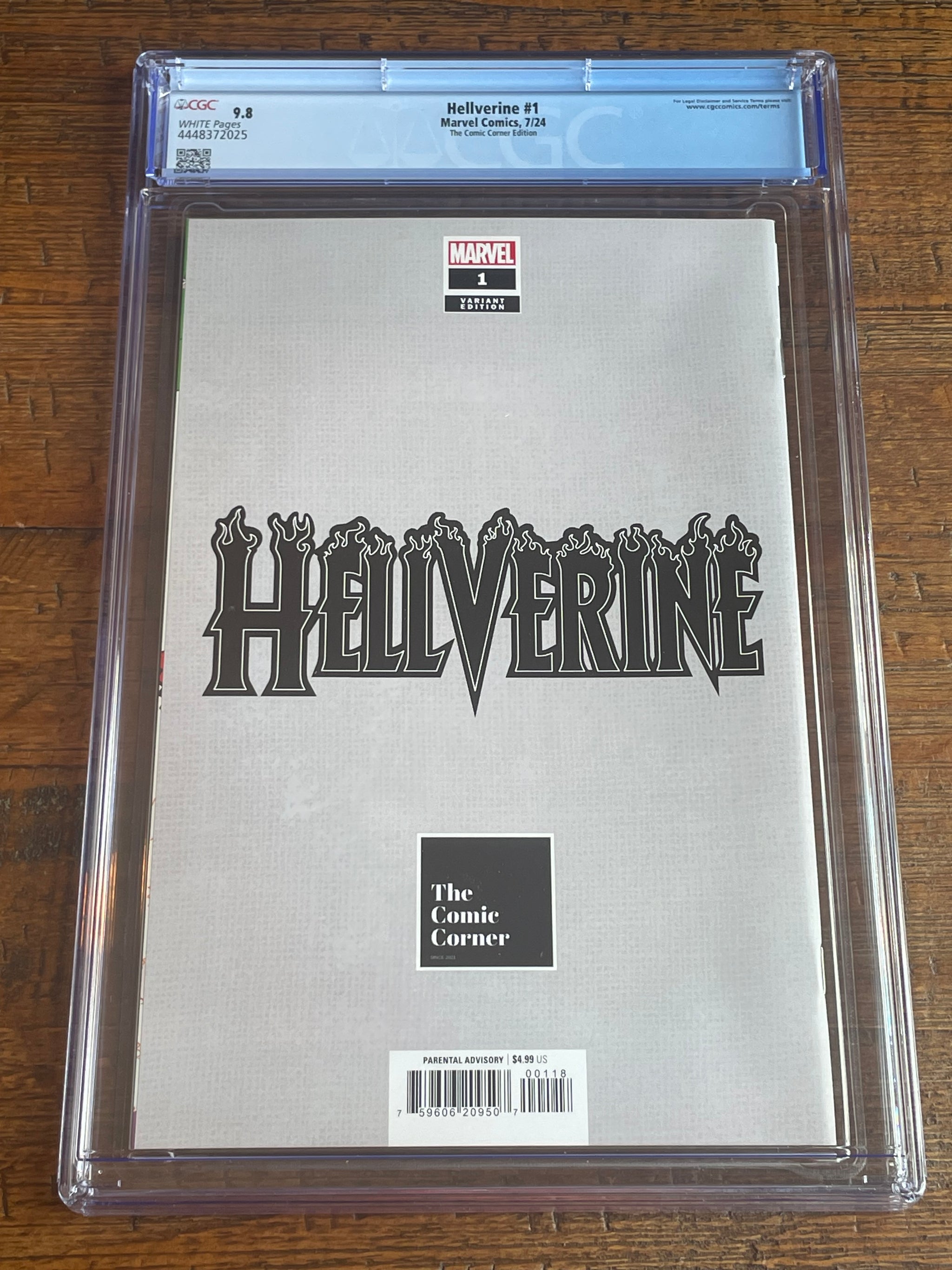HELLVERINE #1 CGC 9.8 SKAN SRISUWAN EXCLUSIVE VARIANT LE TO 800 W