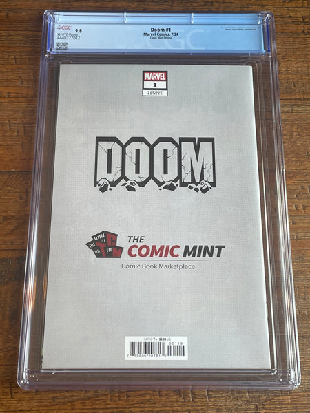 DOOM #1 CGC 9.8 SKAN SRISUWAN EXCL HOMAGE SECRET WARS VARIANT LE TO 300