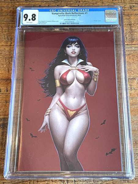 VAMPIRELLA DARK REFLECTIONS #1 CGC 9.8 WILL JACK TRADE & VIRGIN VARIANT OPTIONS