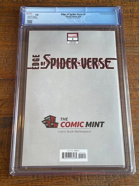 EDGE OF SPIDER-VERSE #1 CGC 9.8 NICOLETTA BALDARI C2E2 EXCL "VIRGIN" VARIANT LE 400