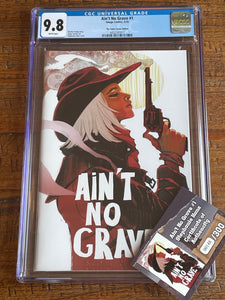 AIN'T NO GRAVE #1 CGC 9.8 STEPHANIE HANS EXCL VARIANT SKOTTIE YOUNG LE TO 300