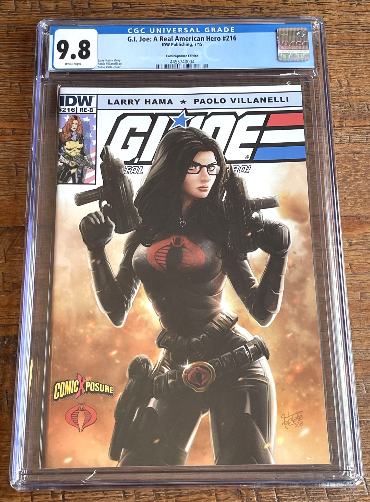 G.I. JOE #216 CGC 9.8 FABIO VALLE BARONESS EXCL VARIANT