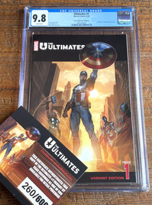 ULTIMATES #1 CGC 9.8 SKAN SRISUWAN EXCL HOMAGE VARIANT LE TO 600 W/ COA