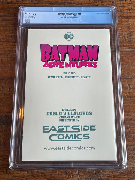 BATMAN ADVENTURES #16 CGC 9.8 PABLO VILLALOBOS HARLEY QUINN EXCL REPRINT VIRGIN VARIANT