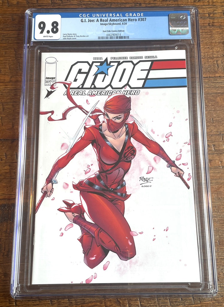 G.I. JOE A REAL AMERICAN HERO #307 CGC 9.8 JOHN ROYLE JINX EXCL VARIAN ...
