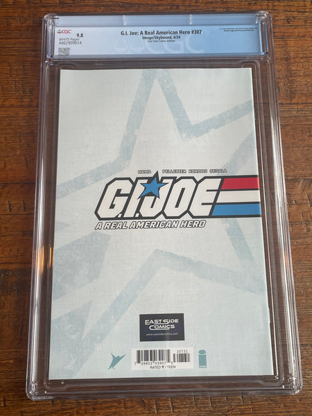 G.I. JOE A REAL AMERICAN HERO #307 CGC 9.8 JOHN ROYLE JINX EXCL VARIANT LE 500