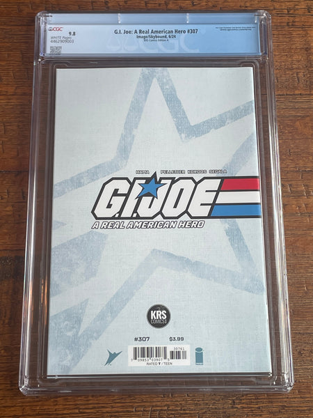 G.I. JOE A REAL AMERICAN HERO #307 CGC 9.8 LEIRIX LI BARONESS "VIRGIN" VARIANT