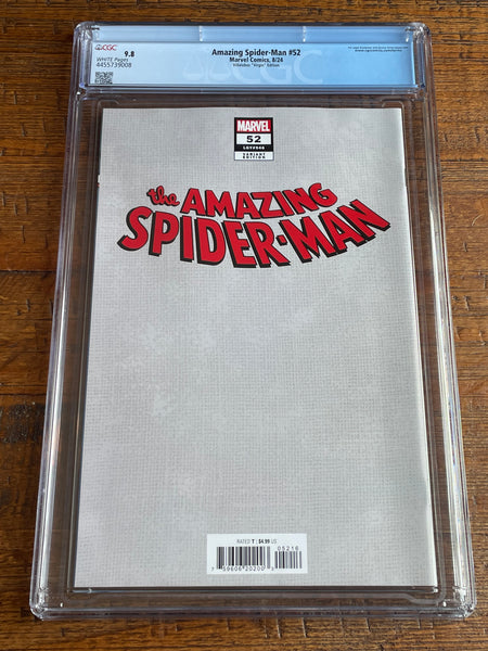 AMAZING SPIDER-MAN #52 CGC 9.8 VILLALOBOS 1:100 RI INC VIRGIN VARIANT