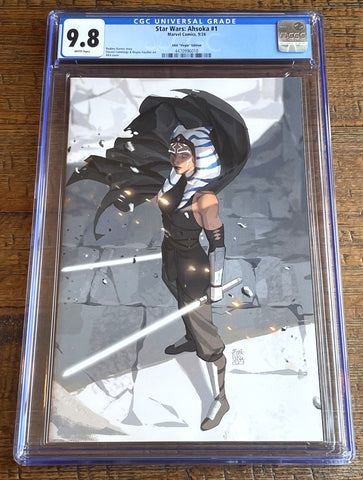 STAR WARS AHSOKA #1 CGC 9.8 AKA 1:100 RI "VIRGIN" VARIANT DARTH VADER TANO