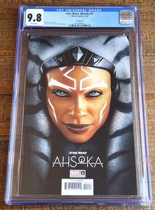 STAR WARS AHSOKA #1 CGC 9.8 ROSARIO DAWSON 1:25 RI TV VARIANT DARTH VADER TANO