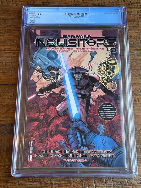 STAR WARS AHSOKA #1 CGC 9.8 ROSARIO DAWSON 1:25 RI TV VARIANT DARTH VADER TANO