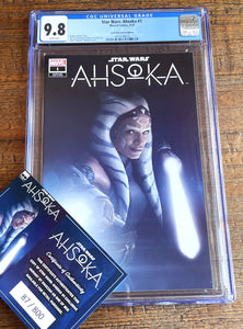 STAR WARS: AHSOKA #1 CGC 9.8 RAHZZAH EXCL VARIANT LE TO 800 TANO