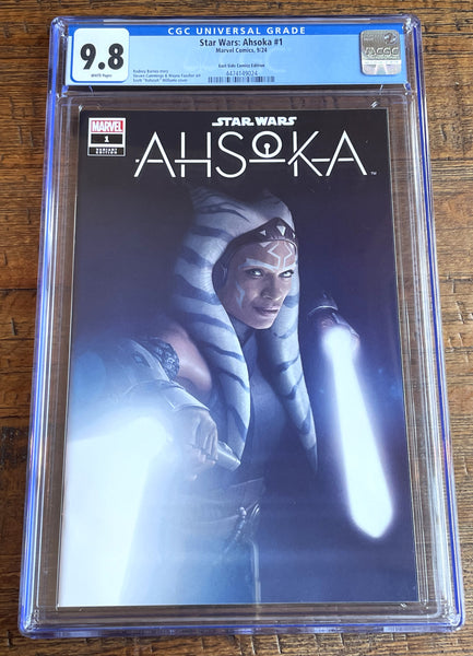 STAR WARS: AHSOKA #1 CGC 9.8 RAHZZAH EXCL VARIANT LE TO 800 TANO