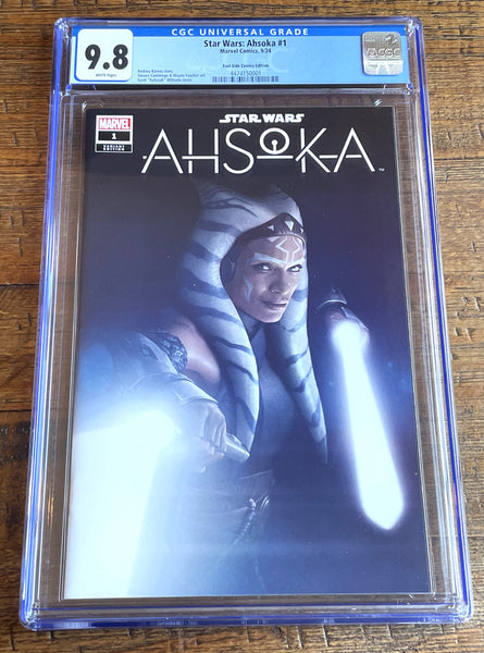 STAR WARS: AHSOKA #1 CGC 9.8 RAHZZAH COA #001/800 EXCL VARIANT TANO