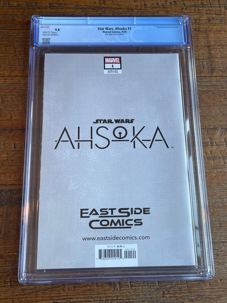 STAR WARS: AHSOKA #1 CGC 9.8 RAHZZAH COA #001/800 EXCL VARIANT TANO