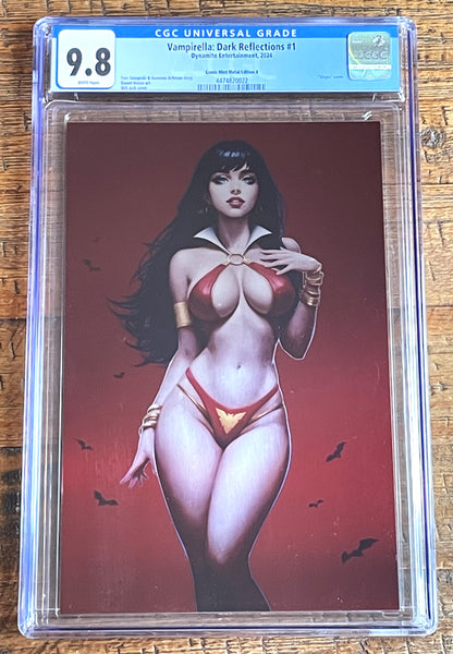 VAMPIRELLA DARK REFLECTIONS #1 CGC 9.8 WILL JACK RED METAL VARIANT