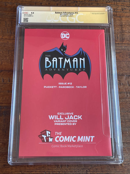 BATMAN ADVENTURES #12 CGC SS 9.9 WILL JACK SIGNED REPRINT TRADE VARIANT-A NOT 9.8