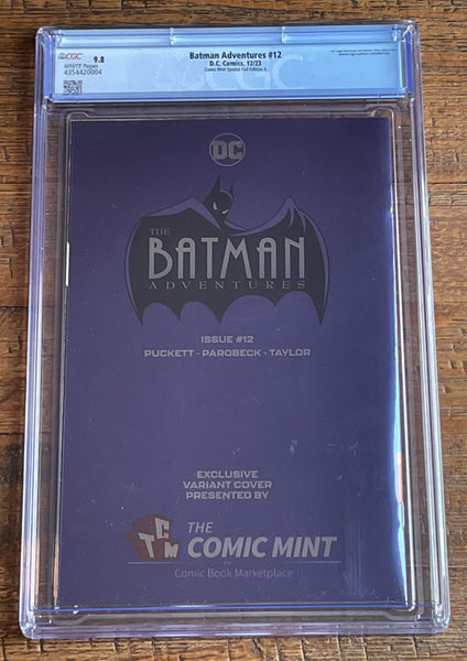 BATMAN ADVENTURES #12 CGC 9.8 30th ANNIVERSARY NYCC EXCL REPRINT "FOIL" VARIANT-A