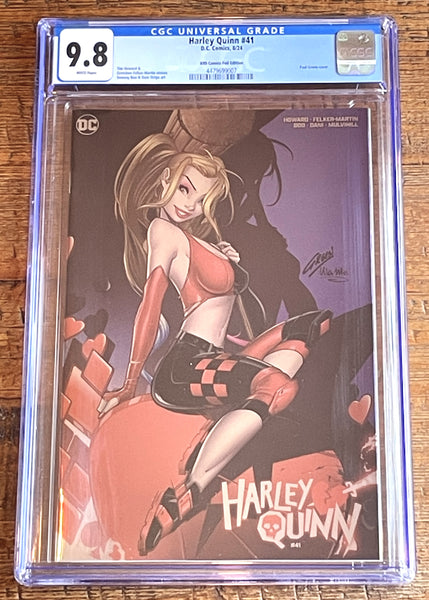 HARLEY QUINN #41 CGC 9.8 PAUL GREEN EXCL "FOIL" VARIANT LE TO 500