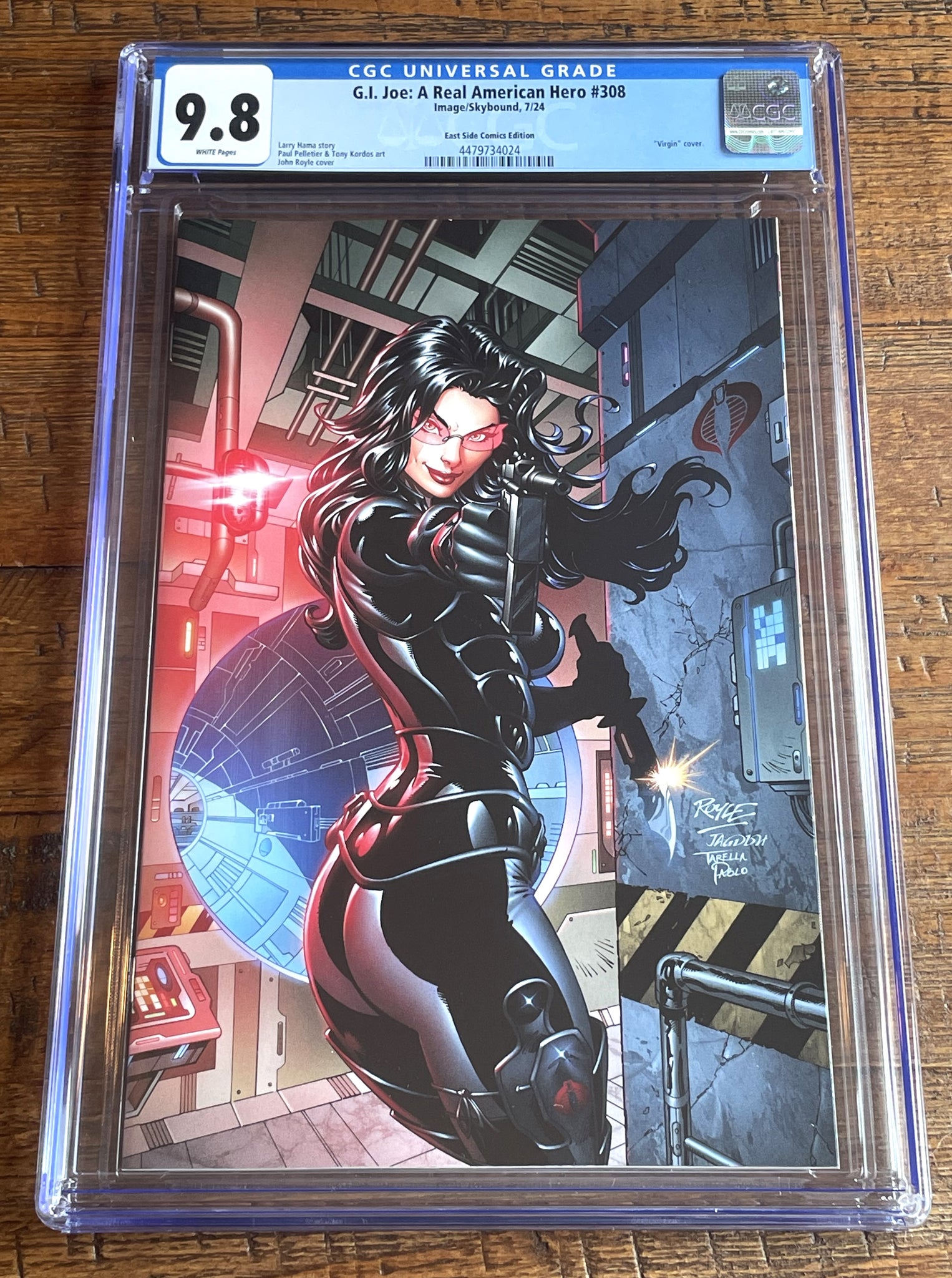 G.I. JOE A REAL AMERICAN HERO #308 CGC 9.8 JOHN ROYLE BARONESS EXCL VARIANT LE 600