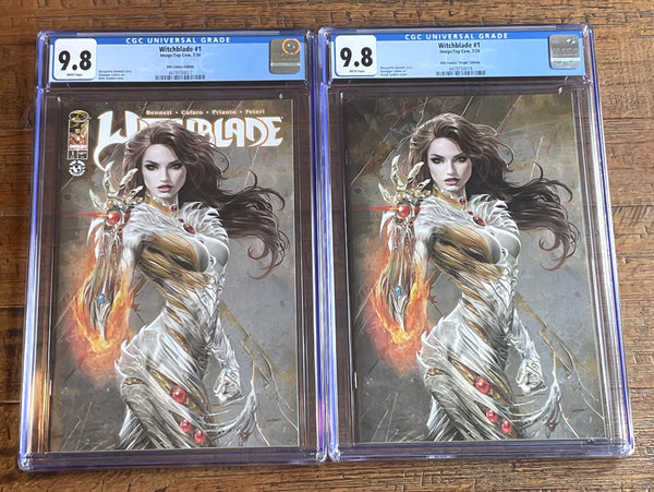 WITCHBLADE #1 CGC 9.8 NATALI SANDERS TRADE & VIRGIN VARIANT OPTIONS IMAGE COMICS