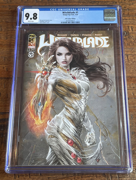 WITCHBLADE #1 CGC 9.8 NATALI SANDERS TRADE & VIRGIN VARIANT OPTIONS IMAGE COMICS