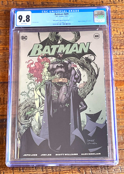 BATMAN #609 CGC 9.8 JIM LEE SDCC EXCL "FOIL" REPRINT VARIANT LTD 500 COPIES