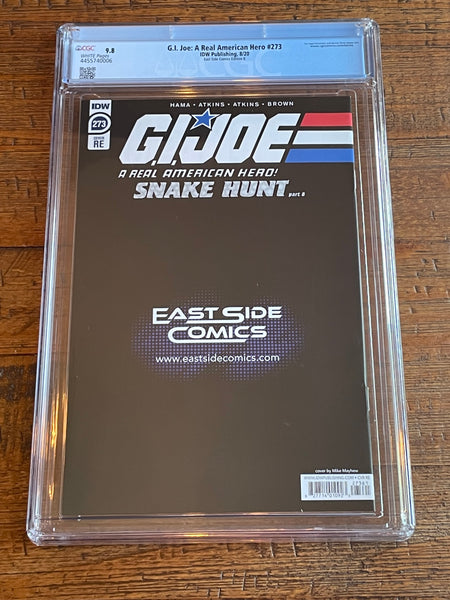 G.I. JOE #273 CGC 9.8 MIKE MAYHEW WHITE LEATHER VIRGIN VARIANT