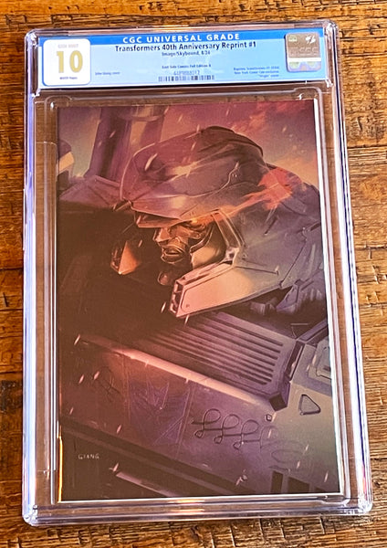 TRANSFORMERS 40th ANNIVERSARY #1 CGC 10 NYCC 2024 JOHN GIANG OPTIMUS PRIME & MEGATRON "FOIL" VARIANT OPTIONS NOT 9.8