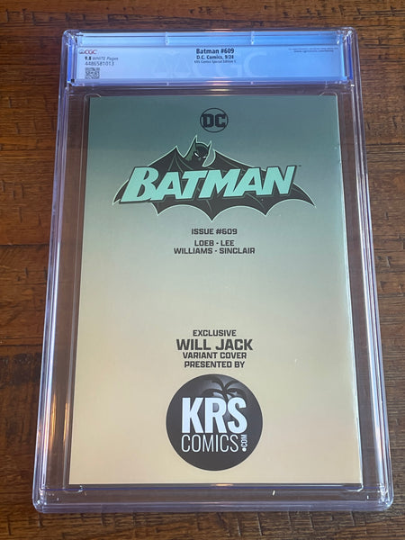 BATMAN #609 CGC 9.8 WILL JACK POISON IVY EXCL REPRINT VIRGIN VARIANT OPTIONS