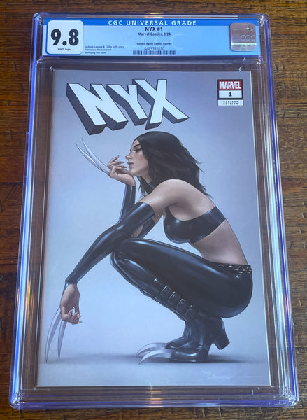 NYX #1 CGC 9.8 JEEHYUNG LEE X-23 TRADE & VIRGIN VARIANT OPTIONS WOLVERINE