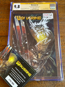 WOLVERINE #41 CGC SS 9.8 JOHN GIANG REMARK SKETCH MEGACON VARIANT DEADPOOL HOMAGE