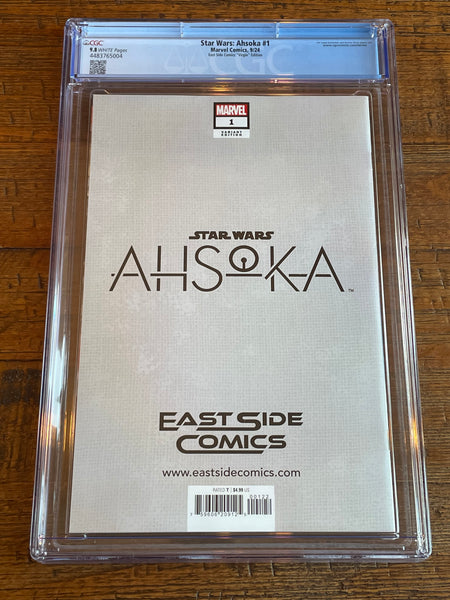 AHSOKA #1 CGC 9.8 NYCC 2024 EXCL RAHZZAH "VIRGIN" VARIANT STAR WARS